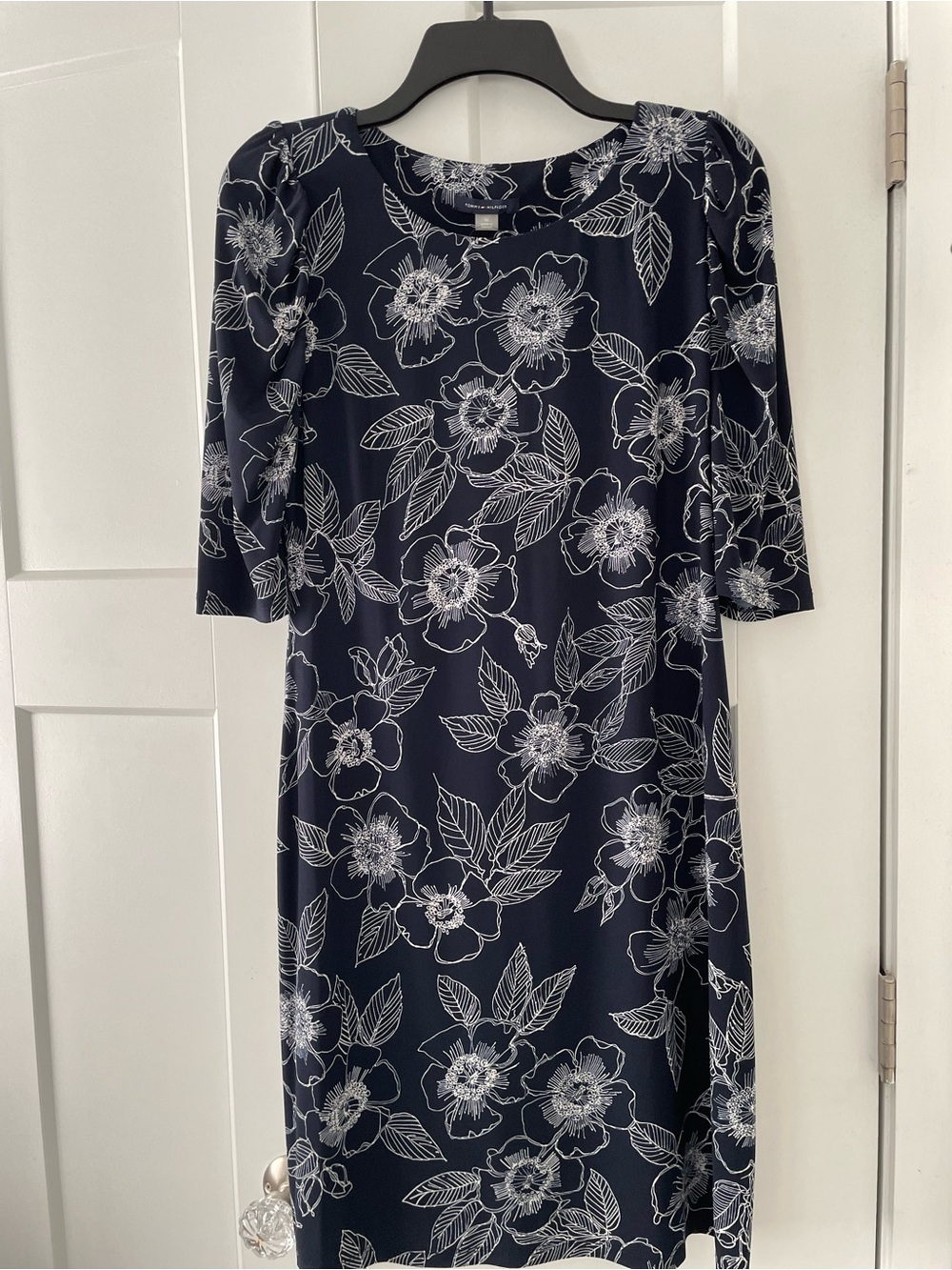 Navy Blue/white size 10 dress nwt $20.00